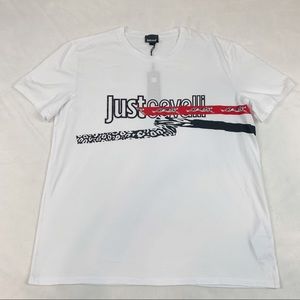 Just Cavalli leopard graphic t shirt short sleeves